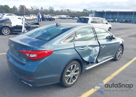 2015 Hyundai Sonata Limited 2.0T из США, поврежденный, VIN 5NPE34AB9FH144081